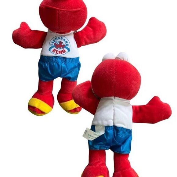 1998 Tyco Lifeguard Elmo plush 11” - Picture 2 of 6